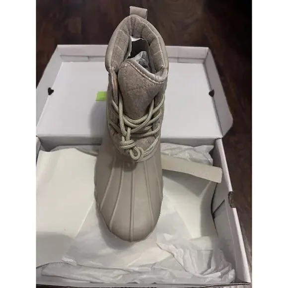 Gypsy Jazz Women's‎ Duck Boots size 8 New Ankle Booties Lace Up Quilted Design - Picture 5 of 5